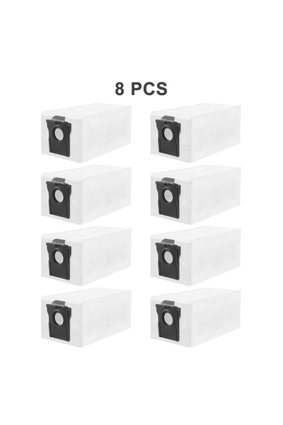Choice4 ٨ أكياس غبار بديلة للمكنسة الكهربائية Dreame X50 Ultra/X40 Ultra/X30 ...