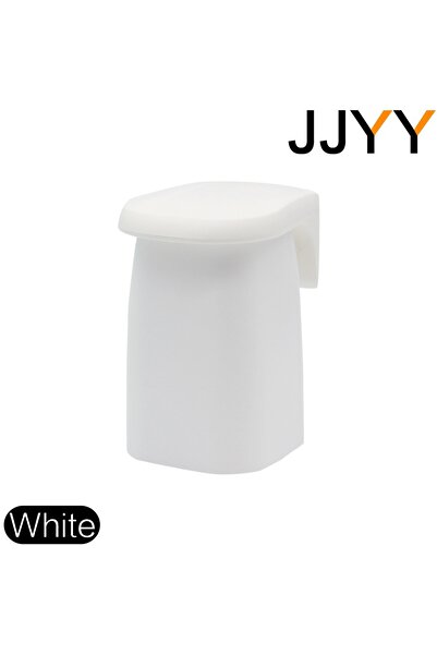 Choice1 حامل فرشاة أسنان مغناطيسي أبيض اللون، يُثبت على الحائط، مزود بكوب غسو...