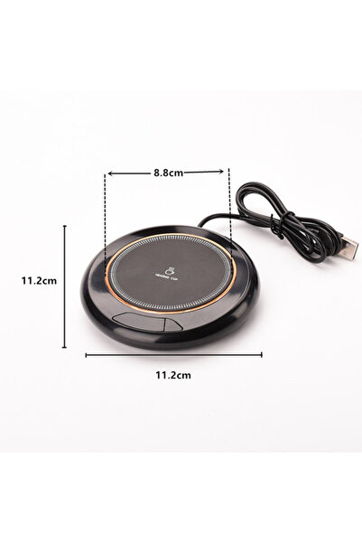 Choice قاعدة تسخين حرارية سوداء تعمل بمنفذ USB للاستخدام المنزلي، بثلاث سرعات...