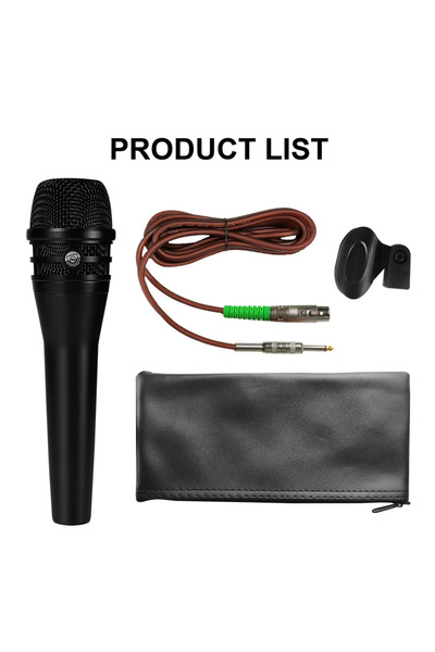 Choice1 ميكروفون 8B K-M8 فائق الاتجاهية ديناميكي عالي الجودة، مناسب للعروض ال...