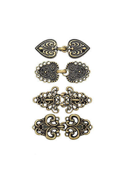 Choice9 Style 1-B Set Vintage Sweater Duck Clip Cape Cloak Fastener for Dress...