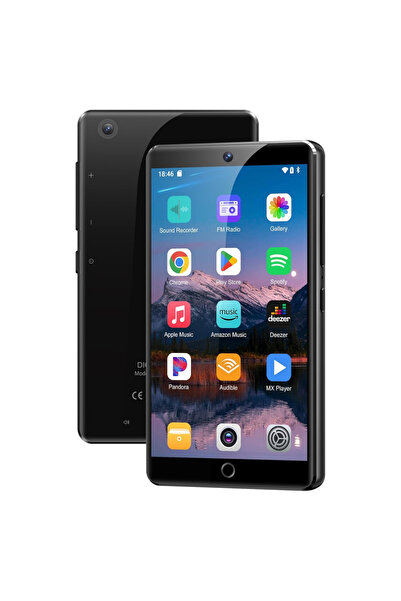 Choice مشغل MP3 أسود اللون يعمل بنظام أندرويد 13، بسعة تخزين 80 جيجابايت (64 ...