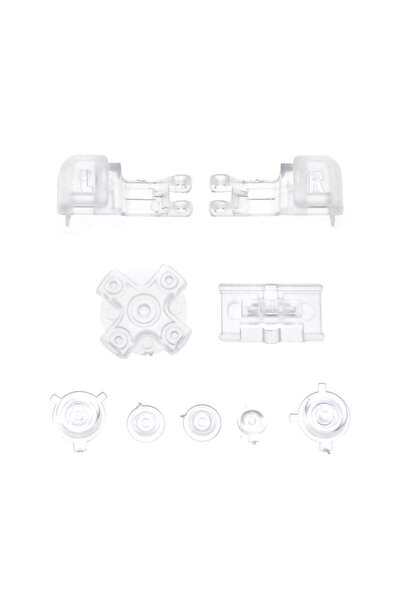 Choice8 Clear YuXi Replacement Butt Set For Gameboy Advance SP for GBA SP Col...