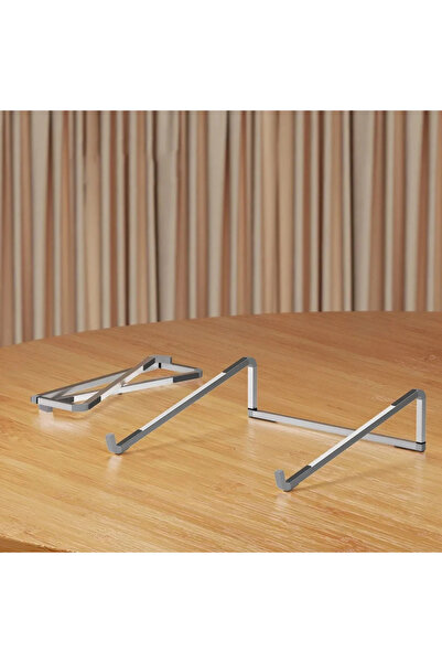 Choice1 Silver Universal Laptop Stand Foldable Adjustable Aluminum Alloy Note...