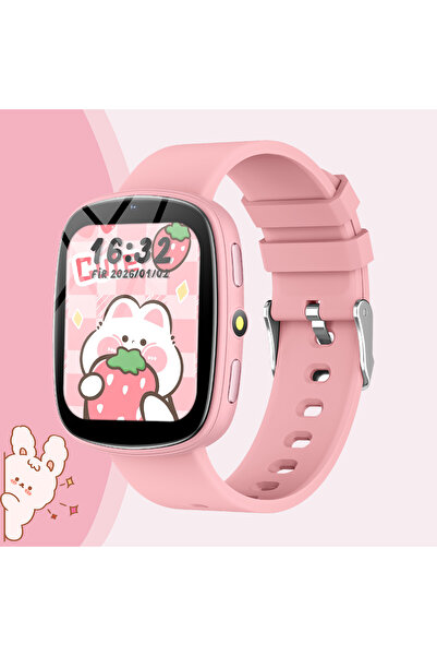 Choice1 ساعة ألعاب للأطفال باللون الوردي، ساعة ذكية جديدة للأطفال بشاشة لمس و...