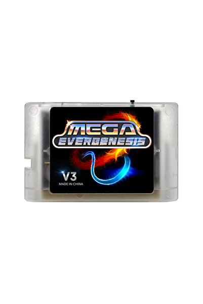 Choice بطاقة ألعاب ميجا جينيسيس V3 برو بيضاء اللون، 3000 لعبة في 1، مع بطاقة ...