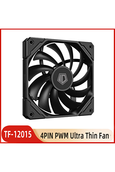 Choice1 NO RGB As Show 1Fan bk ID COOLING TF-12015 Chassis Fan 12V 4Pin PWM 5...
