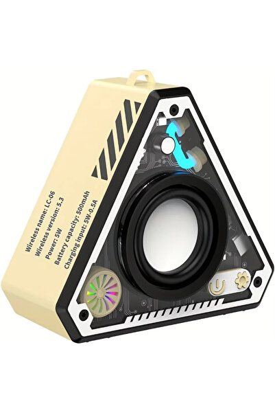 Choice4 Beige1PCS Portable TWS Bluetooth Speaker Audio Subwoofer Mini Wireles...