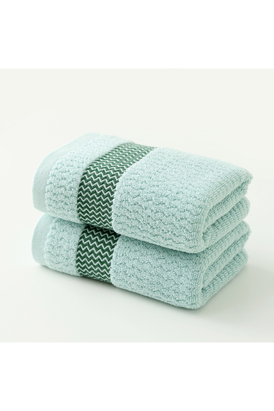 choice2 35x75cm 2 blue towels 2 Towels Thickened Absorbent Towel Pure Cotton ...
