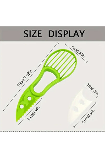 Choice sgqpq-1pcs Multifunctional 3 in 1 Avado Slicer, Outdoor Home Kitchen C...