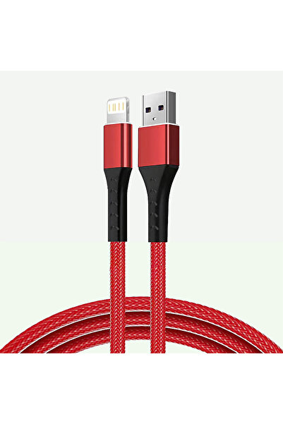 choice2 1m Red 20W USB A To Lightning Fast Chartging Cable Nylon Data Cable F...