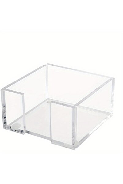 Choice1 Box Acrylic sticky note holder, 3 x 3 crystal clear acrylic notebook ...