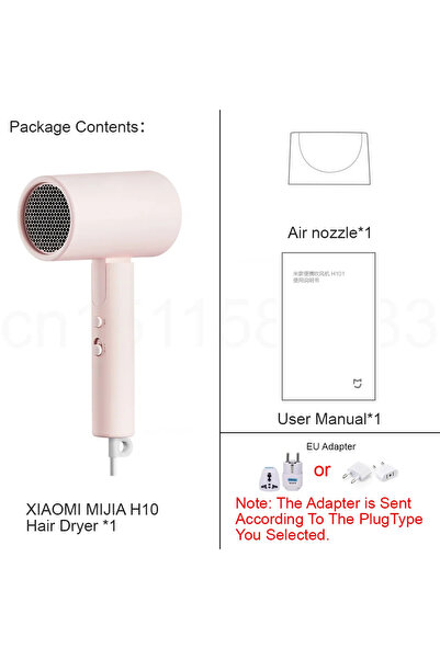 Choice MIJIA EU H101 Dryer Pink MIJIA Foldable Portable Hair Dryer,15m/s Airf...