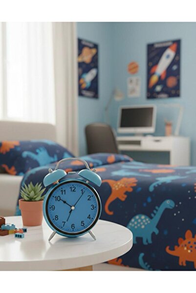 madewithlove Renkli Metal Çalar Saat (Işıklı)