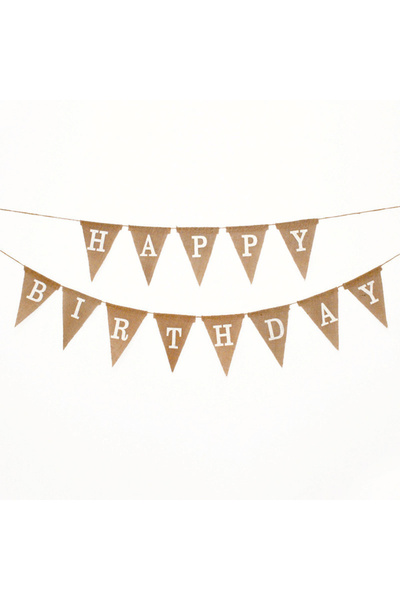 Choice 9 لافتات خيش عتيقة لحفلات الزفاف، لافتة زينة من الخيش لحفلات أعياد الم...