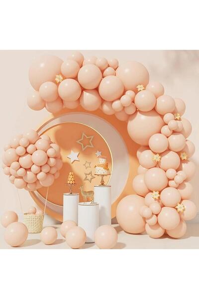 Choice6 Balloon arch kit 8234 Light orange 96pcs Pastel Blue/Pink/Yellow/Purp...
