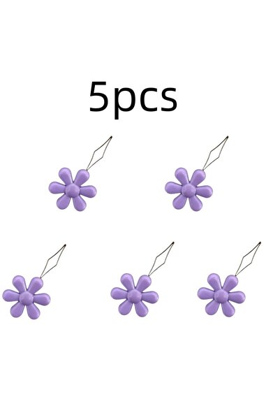 Choice18 أرجواني - 5 قطع، قطعة واحدة، أداة خياطة سهلة لكبار السن، أداة تمرير ...