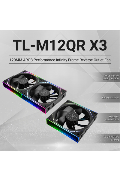 choice2 A-RGB Other TL-M12QR X3 Thermalright TL-M12Q X3 120mm PC Case Cooling...