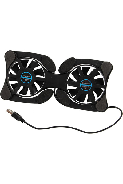 Choice black Foldable Cooling Pad Laptop Cooler with Double Fans Laptop Stand...