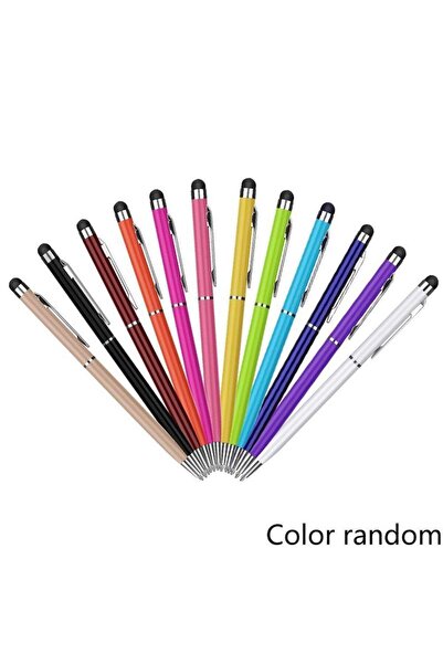 Choice قلم معدني عالمي 2 في 1، قطعة واحدة أو قطعتين أو 5 قطع، مزود بقلم حبر ج...