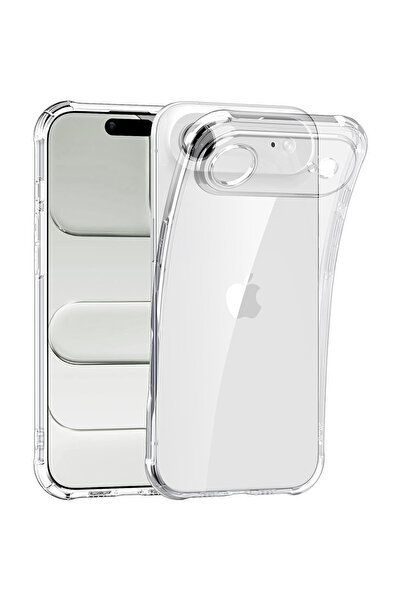 Choice30 جراب شفاف مزود بوسادة هوائية لهاتف iPhone Air 17 Pro Max 16E 16 Plus...