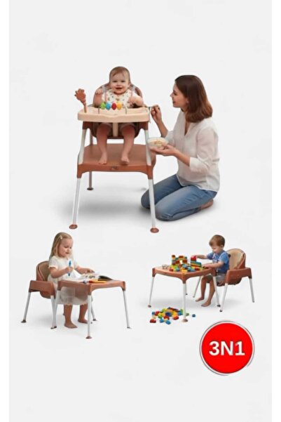 POMSTORE TRIO MAMA SANDALYESİ - HIGHCHAIR - 3 AŞAMALI MAMA SANDALYESİ ÇALIŞMA...