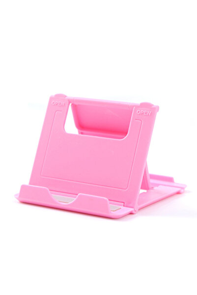 Choice3 حامل مكتبي قابل للطي باللون الوردي، حامل محمول للهاتف المحمول لأجهزة ...