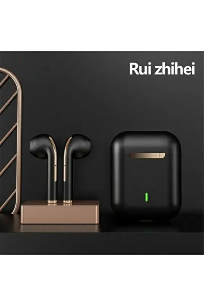 Choice سماعات أذن لاسلكية سوداء J18 داخل الأذن، بتقنية بلوتوث TWS، سماعات ريا...