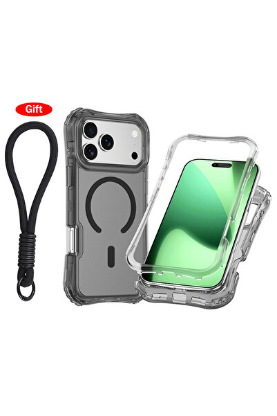 Choice جراب حماية أسود شفاف ثلاثي في ​​واحد من البولي كربونات والبولي يوريثين...