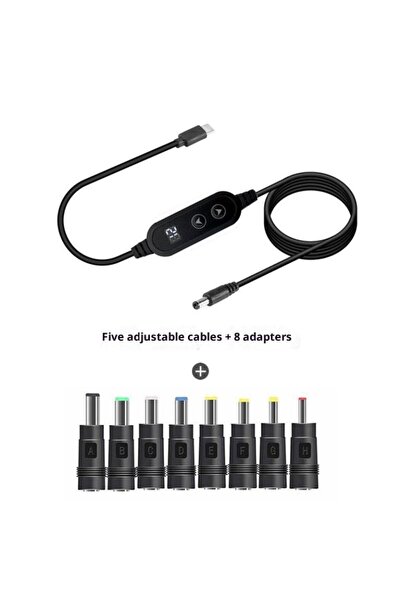 Choice A2 USB-C to DC Boost Converter Cable – 5V to 12V Fast Charging Adapter...