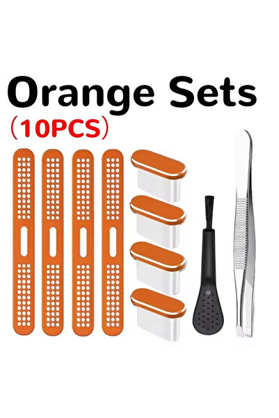 Choice1 مجموعة من 10 قطع من سدادات الغبار المعدنية لحماية منفذ الشحن وسماعة ا...