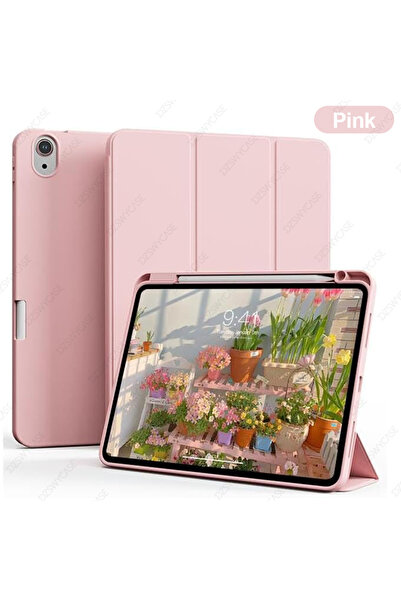 choice2 جراب وردي اللون لجهاز iPad Air مقاس 11 بوصة M3/M2 (2025/2024)، وiPad ...