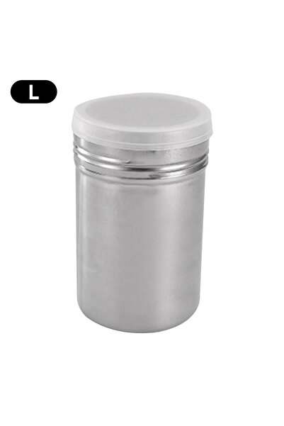 Choice1 Silvery L Powder Sugar Shaker Stainless Steel Seasoning Jar Storage S...