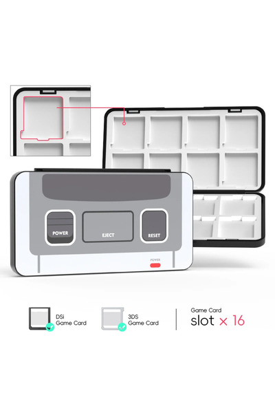 Choice4 SFY DATA FROG 16-Slot Game Cartridge Holder Storage Case for 3DS / 2D...