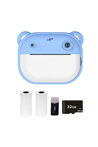 Choice كاميرا أطفال زرقاء 【جديدة】 كاميرا رقمية للأطفال بدقة 1080 بكسل مع طباع...