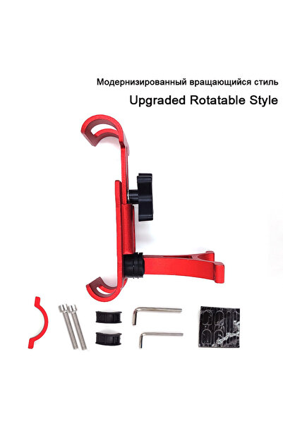 Choice1 حامل هاتف عالمي قابل للدوران 360 درجة، مصنوع من سبائك الألومنيوم، مقا...