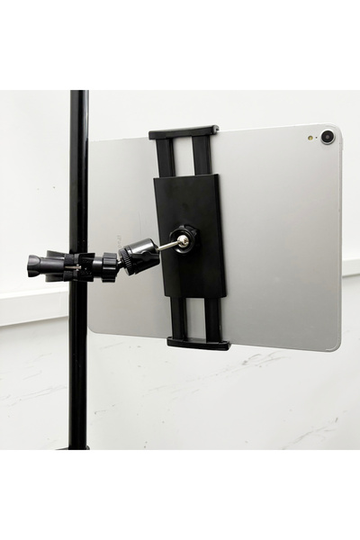 Choice M3 M3 4.7"-13.5" Tablet and phone holder for Microphone Stand with 360...