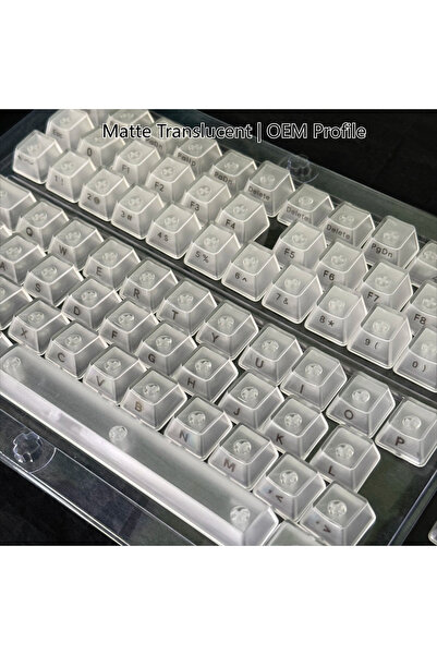 Choice3 أغطية مفاتيح كمبيوتر شفافة وشفافة غير لامعة، بألوان ضبابية وبيضاء وسو...