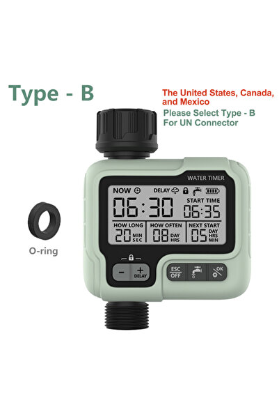 Choice1 Type-B HCT-322 Automatic Water Timer Garden Digital Irrigation Machin...