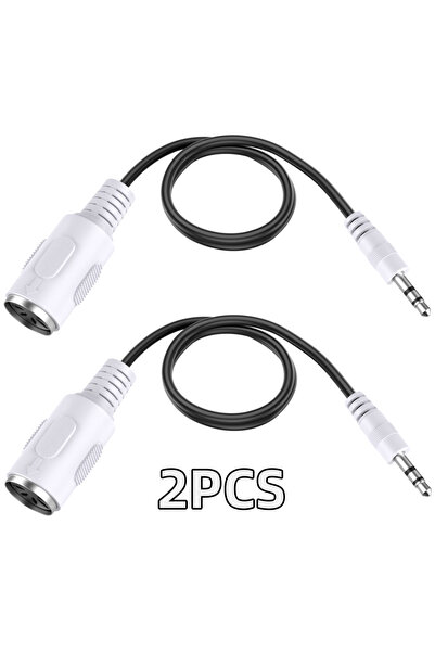 Choice1 35.5 cm 3.5mm midi cable 2 Pcs Type-A MIDI To TRS 3.5mm Male To DIN 5...