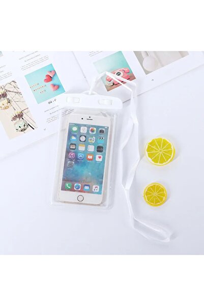 choice2 جراب هاتف جديد مقاوم للماء بلون بيج - حقيبة جاف مقاس 6 بوصات للسباحة ...