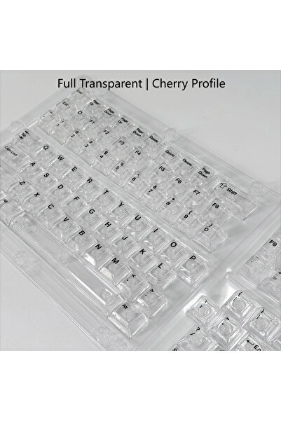 Choice8 أغطية مفاتيح كمبيوتر شفافة بيضاء اللون، وأخرى شبه شفافة غير لامعة، مع...