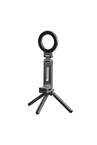 Choice Grey Foldable Magnetic Phone Tripod Holder 360° Rotating Portable Stan...