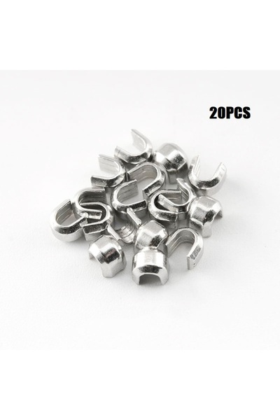 Choice 5# silvery 5# U-Shaped Zipper Repair Part Anti-Lost Zipper Head Clothi...