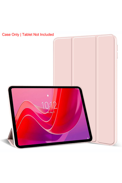 Choice3 جراب قلاب ثلاثي الطي لجهاز تاب إم 11 2024 YT وردي اللون، متوافق مع أج...