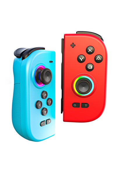 Choice1 وحدة تحكم لاسلكية BlueRed AceGamer DuoShadow لأجهزة Switch/OLED/Lite/...