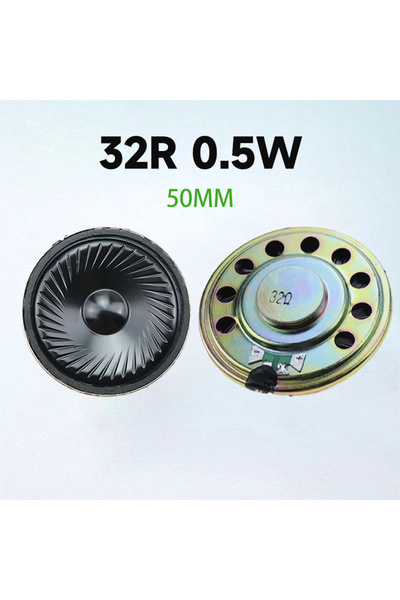Choice6 مكبر صوت 50 مم، قطعتان، 0.5 واط، 32 أوم، قطر مكبر الصوت 23 مم، 28 مم،...
