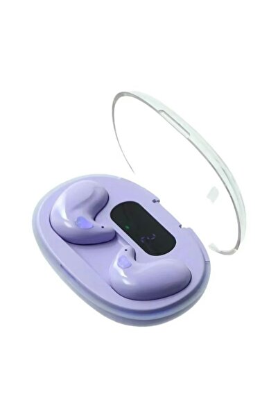 Choice سماعات أذن لاسلكية X55-Purple X55 للنوم، سماعات صوتية صغيرة TWS مع بلو...