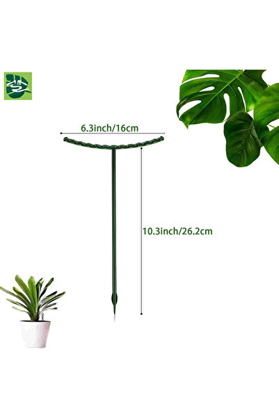 Choice 8 قطع - 2/4/8 قطع إطار دعم نباتات بلاستيكي لترتيب الدفيئة على شكل نصف ...