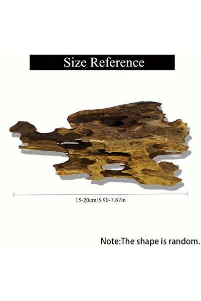 Choice قطعة واحدة من الخشب الطافي الطبيعي ذو الشكل العشوائي، بطول 15-20 سم، ل...